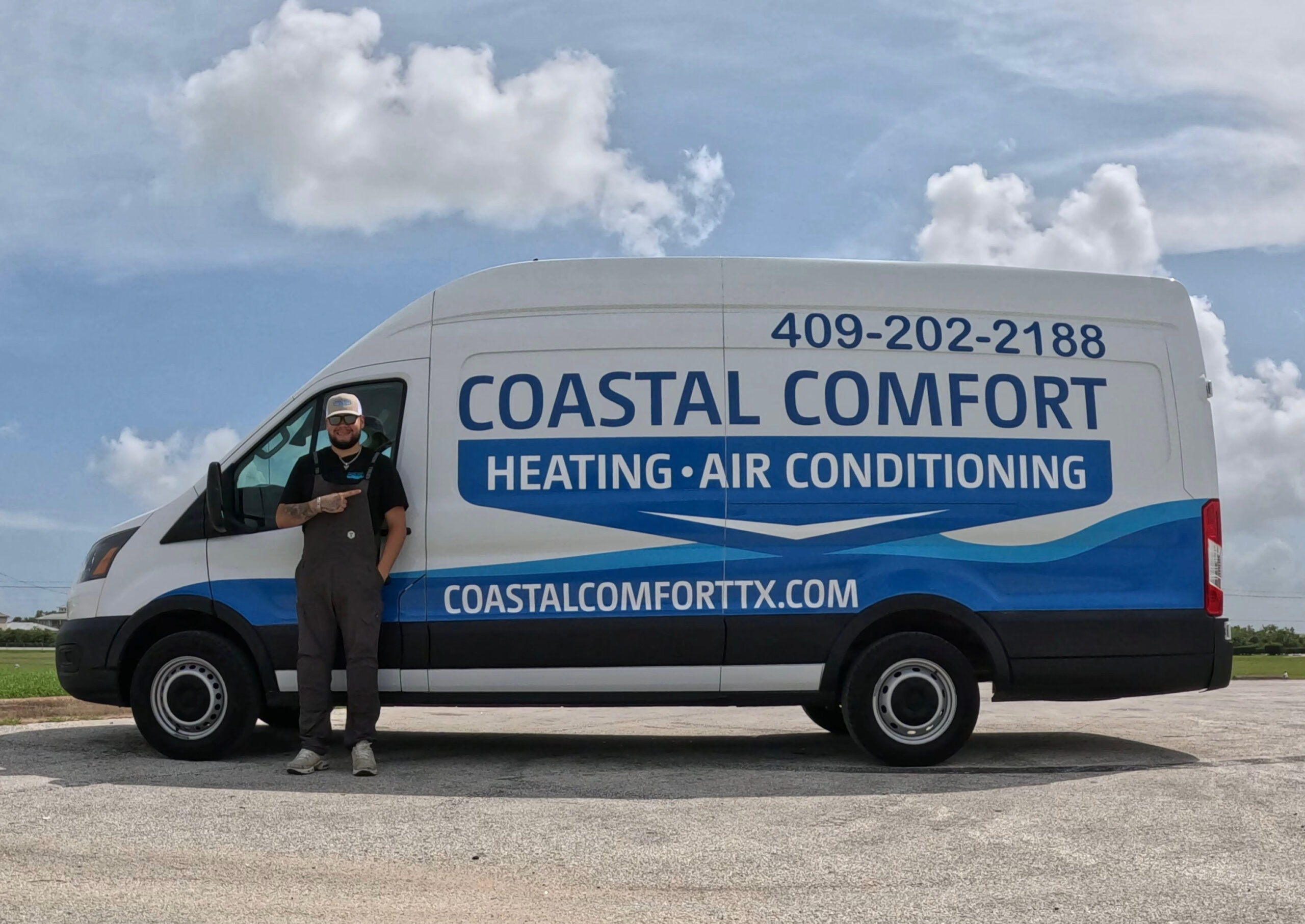 Coastal Comfort service van