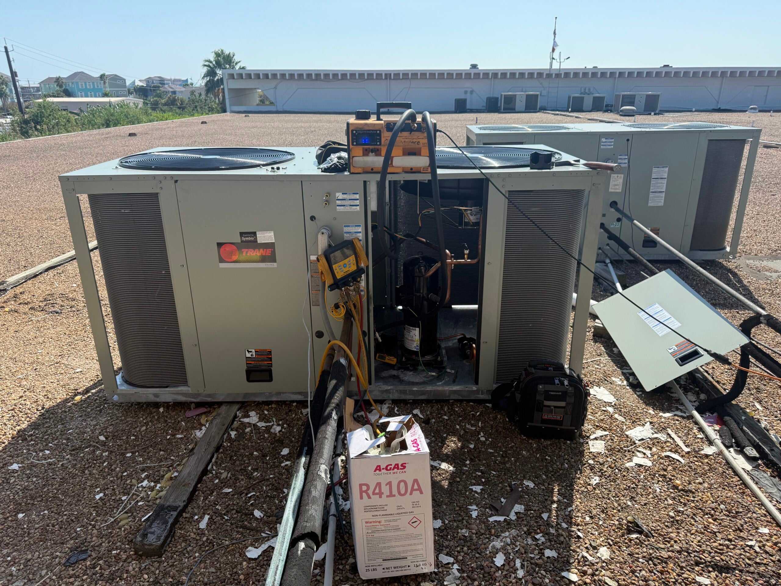 Commercial Trane rooftop unit diagnostics